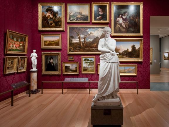 Installation view of the Penny and Jeff Vinik Gallery, 233.