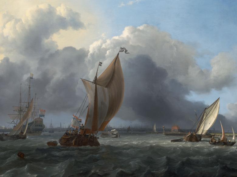 Ships at sea.