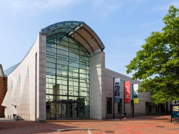 The exterior of the Peabody Essex Museum in Salem, Massachusetts.