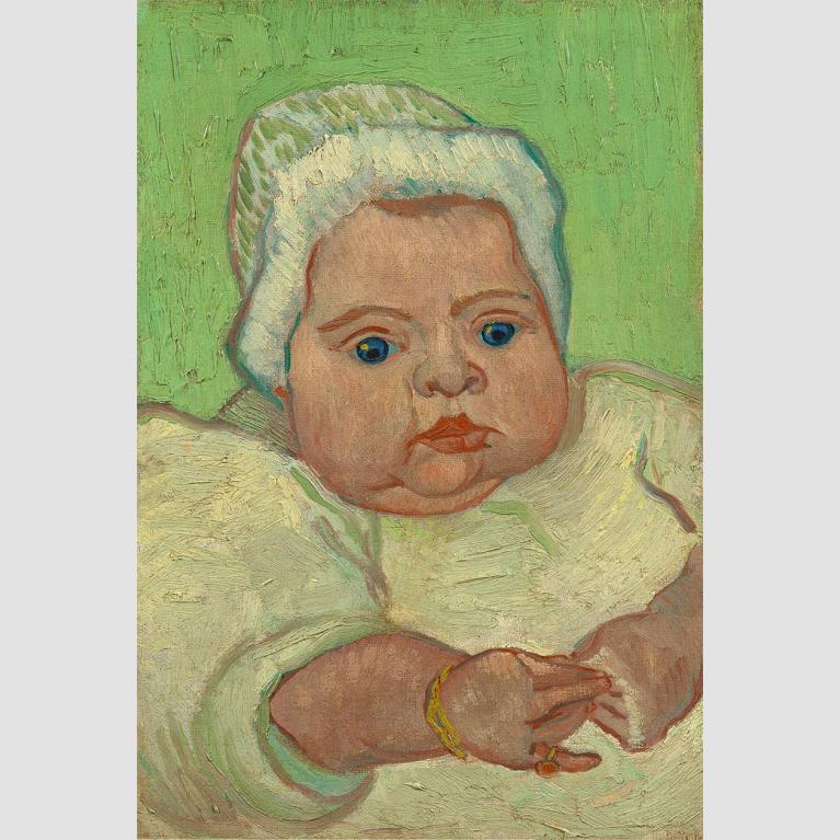 Painting of Baby Marcelle Roulin