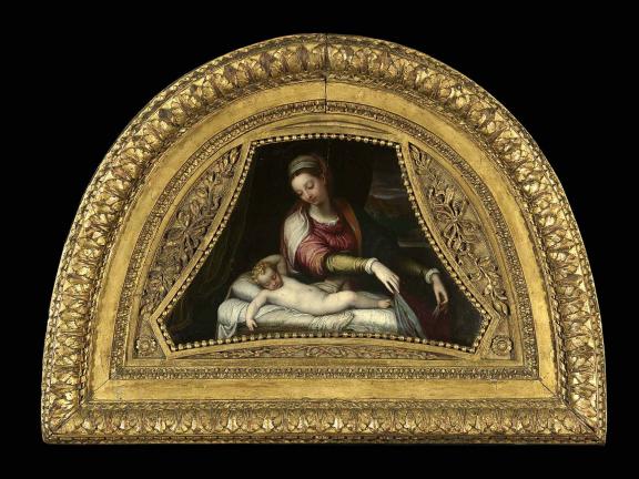 Lavinia Fontana, Virgin Adoring the Sleeping Christ Child, about 1605–10