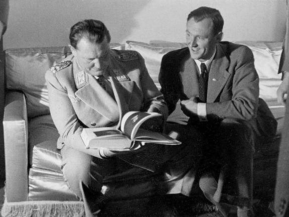 Still from Plunderer: The Life and Times of a Nazi Art Thief (2024), by Hugo MacGregor.