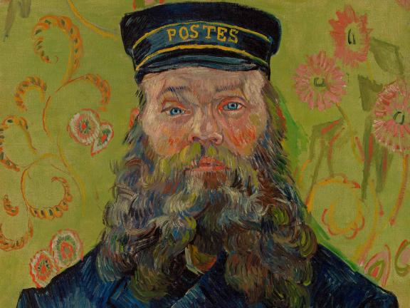Portrait of Joseph-Étienne Roulin the Postman by Vincent van Gogh
