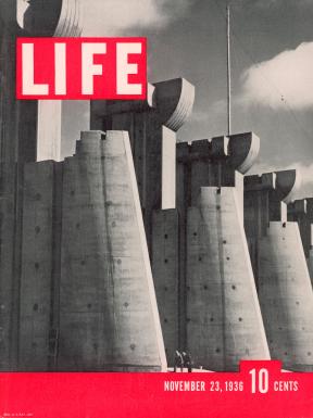The cover of Life Magazine from November 23, 1936. 