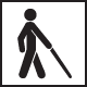 Blind or low vision access symbol